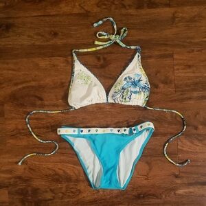 Tropical Print Bikini